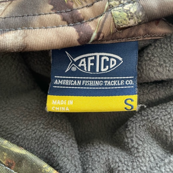 AFTCO Reaper Mossy Oak® Camo Sweatshirt Break-Up Country Fishing Hunting Warm S - Picture 12 of 16